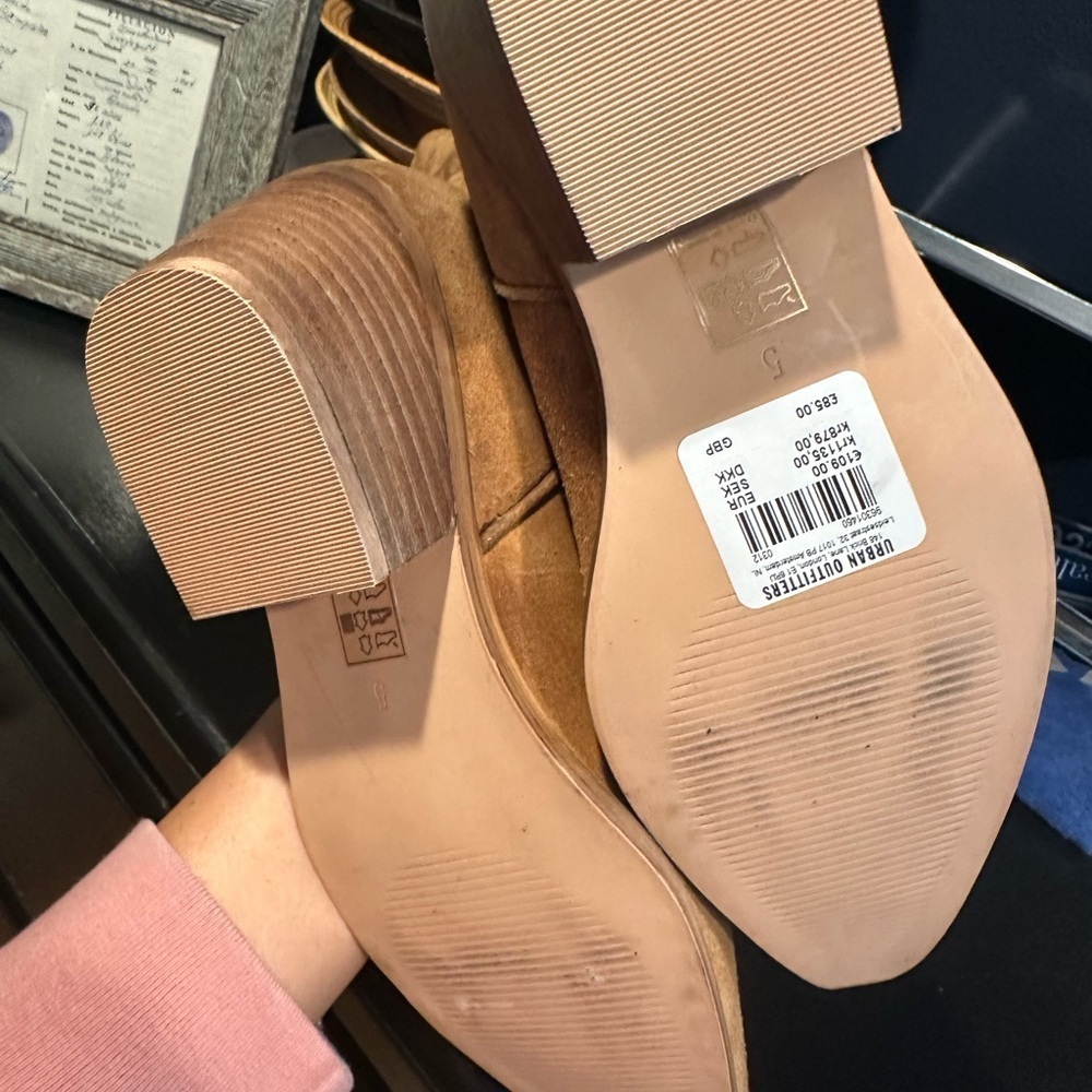 Urban Outfitters Camel Heeled Boots - Picture 10 of 12
